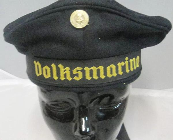 Orig. Volksmarine Tellermütze NVA Schirmmütze Marine Gr. 59